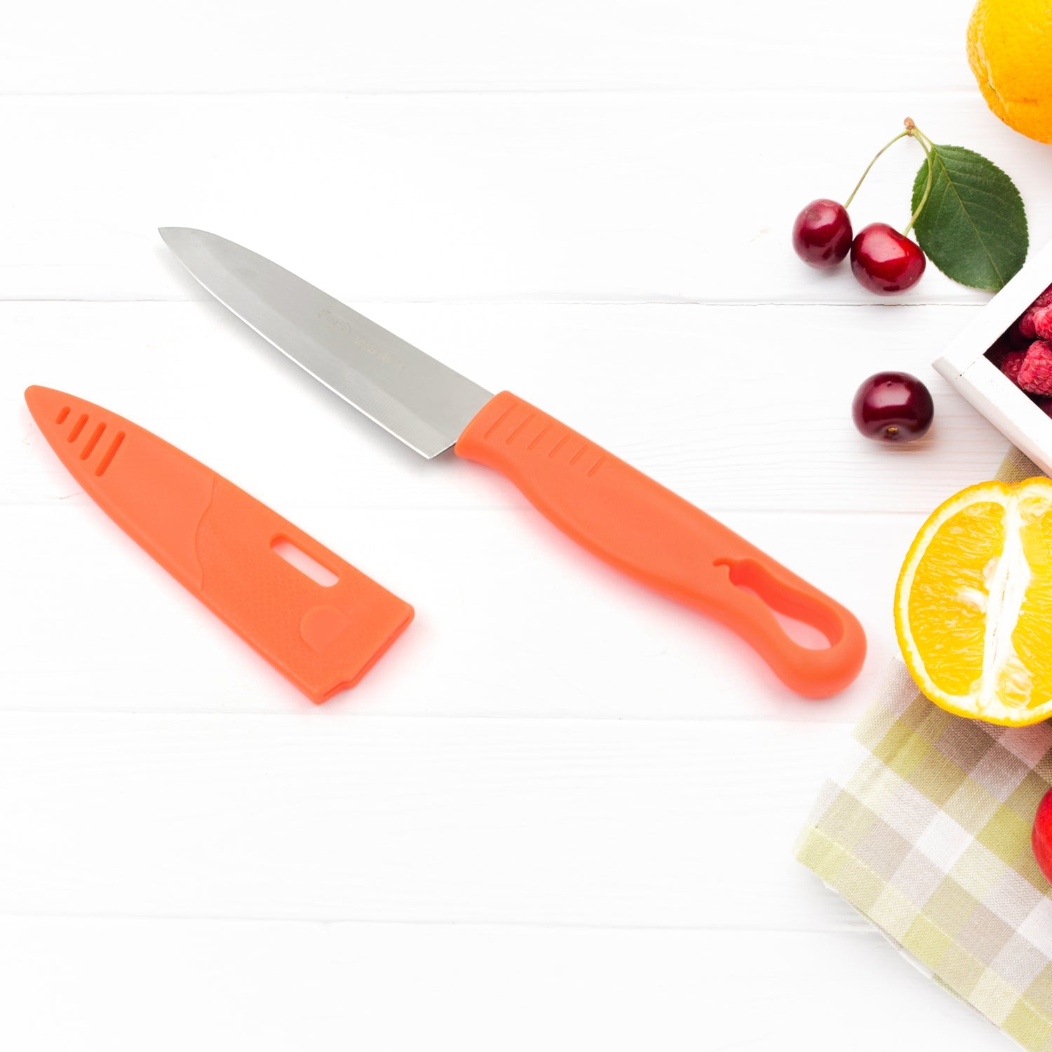 5832 Stainless Steel Knife For Kitchen Use, Knife Set, Knife & Non-Slip Handle With Blade Cover Knife, Fruit, Vegetable,Knife Set (1 Pc) 5832 Stainless Steel Knife For Kitchen Use, Knife Set, Knife & Non-Slip Handle With Blade Cover Knife, Fruit, Vegetable,Knife Set (1 Pc)